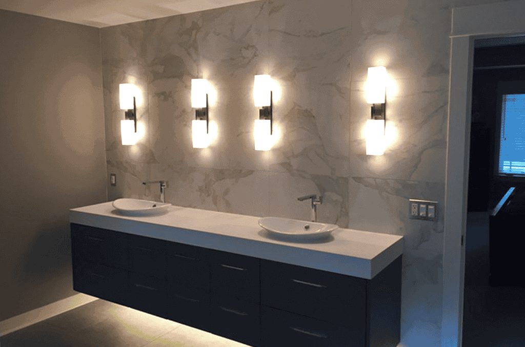 Midtown minimalist kitchen and bathroom restoration Grand Rapids, Michigan